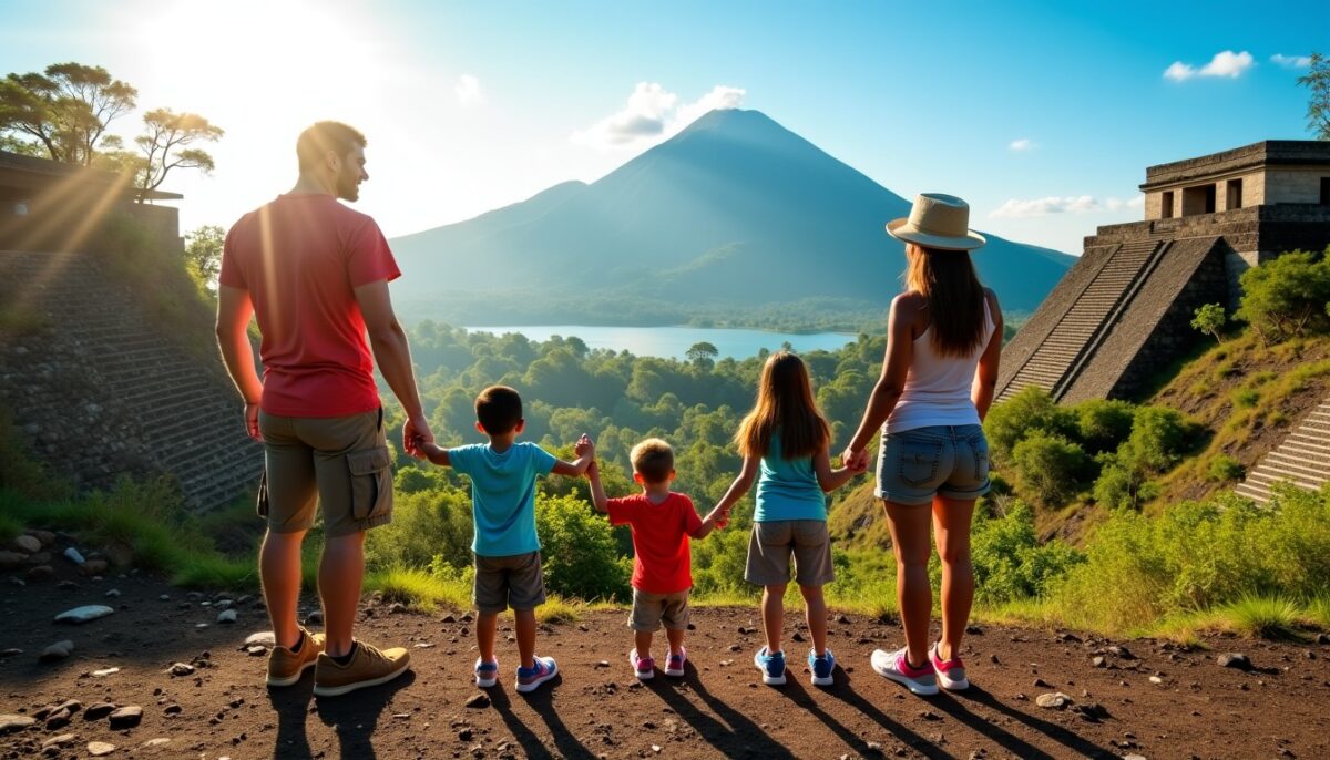 Aventure familiale de 2 semaines au Guatemala : entre volcans majestueux, lacs enchanteurs et anciennes cités mayas Aventure familiale de 2 semaines au Guatemala : entre volcans majestueux, lacs enchanteurs et anciennes cités mayas