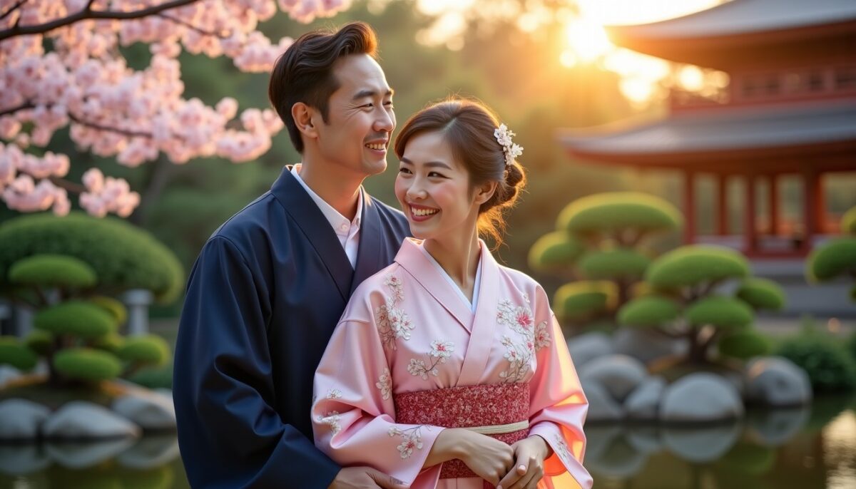 Escapade somptueuse au Japon pour immortaliser leurs noces de cristal