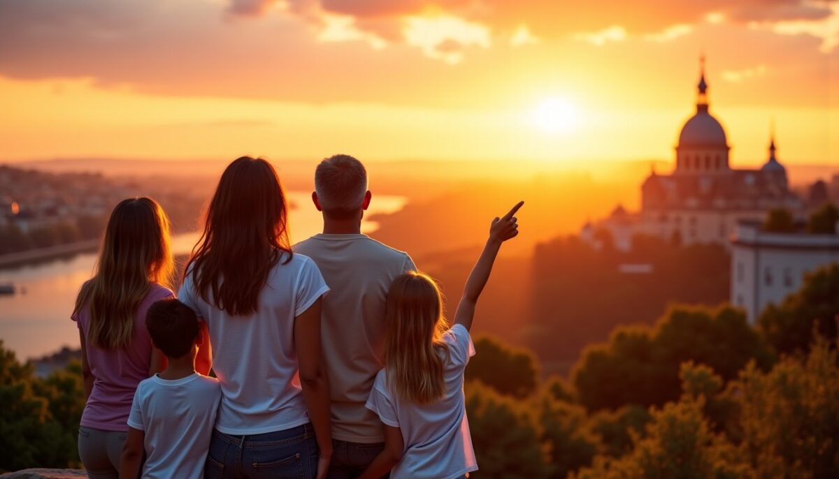 Les meilleurs endroits à Lyon pour profiter en famille de couchers de soleil inoubliables